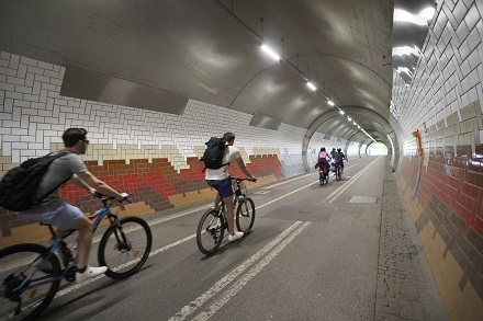 Radverkehr Schlossbergtunnel